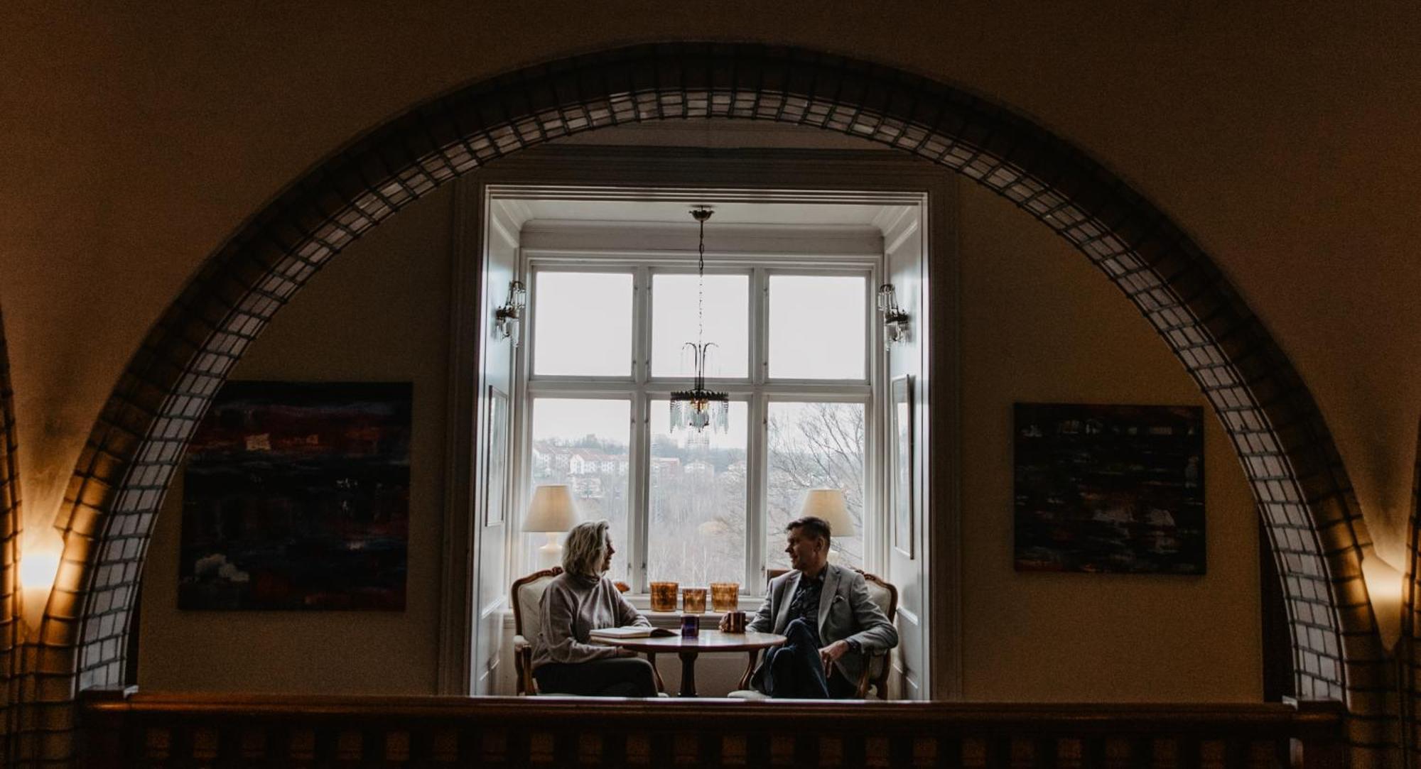 Hotel Slottsvillan フースクバーナ エクステリア 写真